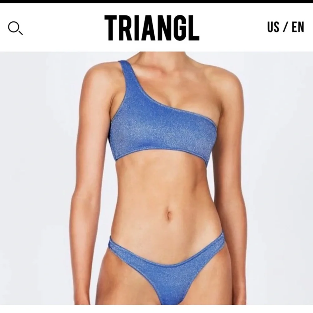 Triangl sparkly blue M bikini bottoms - Picture 4 of 7